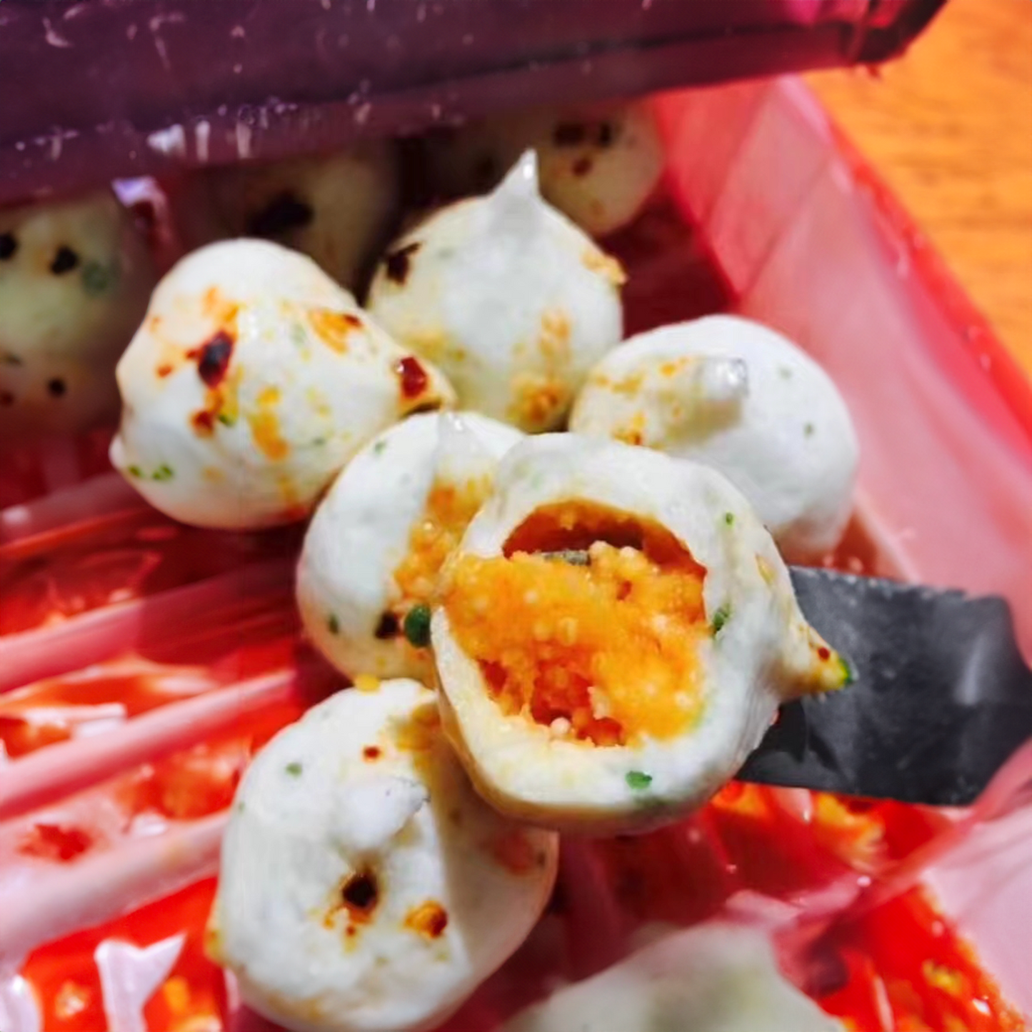 Fish Ball with Roe / 鱼包蛋 8pcs (120g±)